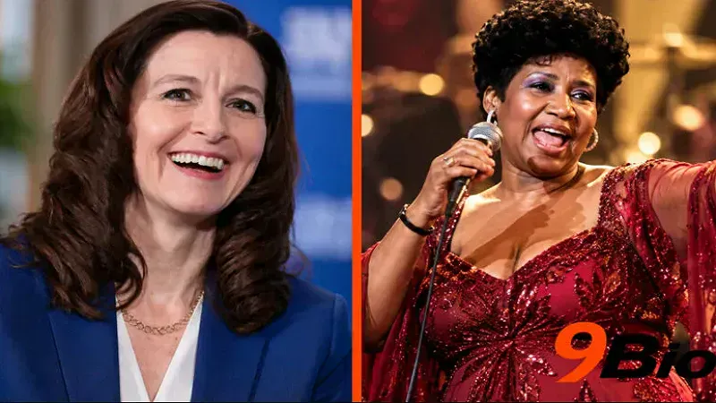Aretha Franklin and Kathy Warden